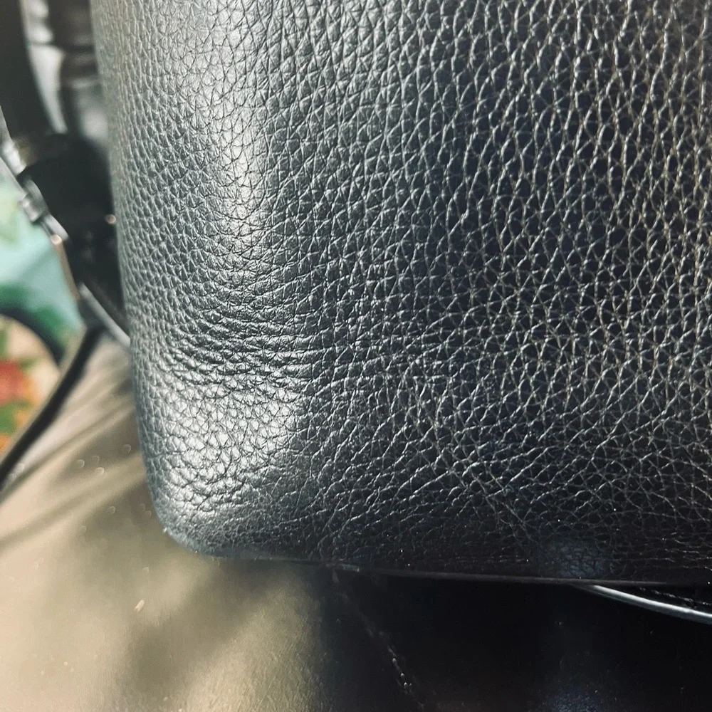 kate spade Black Pebbled Leather Hobo with Gold Hardware